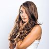 Premium Hair Kundenfoto: Junge Frau mit Echthaarweaving